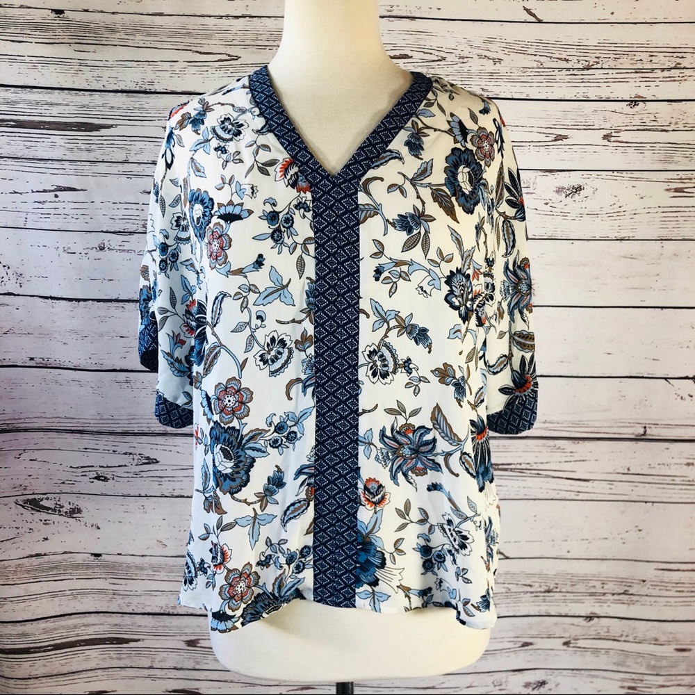 Anthropologie W5 Boho Flora Tunic